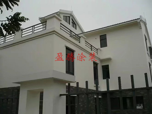外墻涂料翻新后